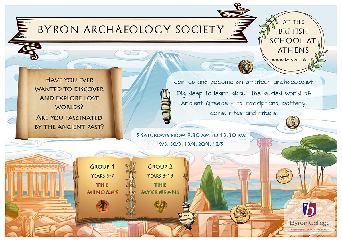 Byron Archaeology Society 2023 2024 Poster